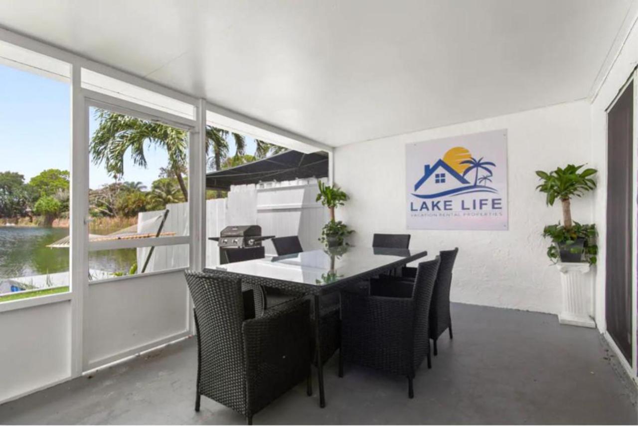 Villa Lake Life - 3 2 Lake House Near Hardrock Casino Fort Lauderdale Exterior foto